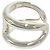 Hermès Hermes Osmos GM Band Ring Silvery - view 4