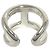 Hermès Hermes Osmos GM Band Ring Silvery - view 6