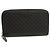 Gucci Long Bi-Fold Wallet aus schwarzem Leder