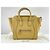 Céline Borsa Tote Celine Luggage Micro in Giallo - vista 13