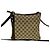 Borsa a tracolla Gucci Sherry Line con motivo GG Marrone Rosso Verde - vista 3