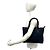 Gucci GG Logo Canvas Leder Tote Bag Schwarz Marineblau - Ansicht 2