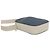 Borsa a tracolla in pelle Loewe Repeat Anagram Logo Beige Blu navy - vista 7