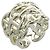 Ring Hermès Anello HERMES Chaine d'Ancre Enchainee GM Argento