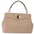 Bulgari Bvlgari Isabella Rossellini Leather Medium Beige