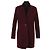 Cappotto Maje in lana bordeaux Bordò