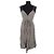 Vestido Jil Sander de algodón caqui