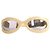Gucci Sonnenbrille gelb aus Kunststoff