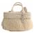Borsa tote Prada in vimini beige  - vista 3