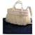 Borsa tote Prada in vimini beige  - vista 7