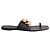 Sandali Tory Burch in pelle nera Nero