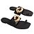 Sandali Tory Burch in pelle nera Nero - vista 3