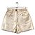 Mini shorts Louis Vuitton dorati in cotone D'oro