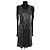 Louis Vuitton Paillettenkleid Schwarz