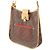 Borsa a tracolla Louis Vuitton Monogram Musette traforata marrone - vista 3