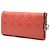 Borsa a tracolla Lady Dior Wallet On Chain in vernice Cannage rosa Dior - vista 2