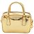 Borsa Prada Mini Metallic Vitello Gold con manico superiore D'oro - vista 4