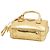 Borsa Prada Mini Metallic Vitello Gold con manico superiore D'oro - vista 5