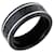Gucci schmaler schwarzer Ring