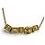 Loewe J698241X01 Pebble Cube Halskette Golden - Ansicht 4