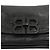 Borsa a tracolla Balenciaga BB in pelle morbida Nero - vista 10