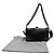 Borsa a tracolla Balenciaga BB in pelle morbida Nero - vista 2