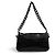 Borsa a tracolla Balenciaga BB in pelle morbida Nero - vista 4