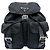 Prada Kleiner Re-Nylon Rucksack Schwarz