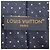 Cravatta da uomo Louis Vuitton in seta blu navy - vista 5