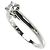 Cartier Pt950 Platinum Solitär-Ring 1895 - Ansicht 2