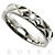 Chanel Platinum Matelassé Bandring mit Diamanten