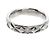 Chanel Platinum Matelassé Bandring mit Diamanten - Ansicht 3