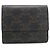 Triomphe Céline Celine Trifold Wallet in Brown