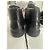 Sneakers Balenciaga in Pelle Nera Nero - vista 7