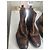 Gucci Stivaletti in pelle marrone con cerniera - vista 2