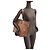 Borsa Tote Louis Vuitton Neverfull MM da donna Marrone - vista 8