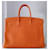 borsa Hermès Birkin 35 togo orange Arancione - vista 2