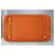 borsa Hermès Birkin 35 togo orange Arancione - vista 4
