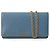 Cartera Prada de piel Saffiano azul con cadena dorada - vista 18
