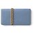 Cartera Prada de piel Saffiano azul con cadena dorada - vista 4
