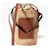 Borsa Loewe Cesta in paglia e pelle Marrone Beige - vista 18