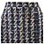 Falda Chanel de tweed de lana pied-de-poule Multicolor - vista 3