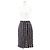 Falda Chanel de tweed de lana pied-de-poule Multicolor - vista 4