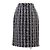 Falda Chanel de tweed de lana pied-de-poule Multicolor - vista 5