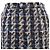 Falda Chanel de tweed de lana pied-de-poule Multicolor - vista 6