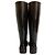Fendi Zucca Gummistiefel lang Braun Schwarz - Ansicht 4