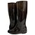 Fendi Zucca Gummistiefel lang Braun Schwarz - Ansicht 7