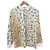 Autre Marque LEONARD SPORT Polo de manga larga con estampado de leopardo Beige