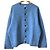 Autre Marque Cardigan Float Shrunken 45R Azul Azul claro