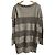 Autre Marque Top 2way de punto GRACE Class Lame Border Castaño - vista 2
